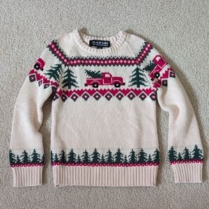 Kiel James Patrick Cream Crewneck Sweater KJP Kids 4t